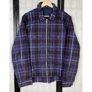 Bonobos The Brushed Cotton bomber  Plaid Jacket . Size: XL